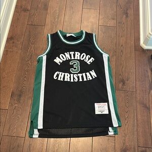 Montrose Christian Black and Green Jersey